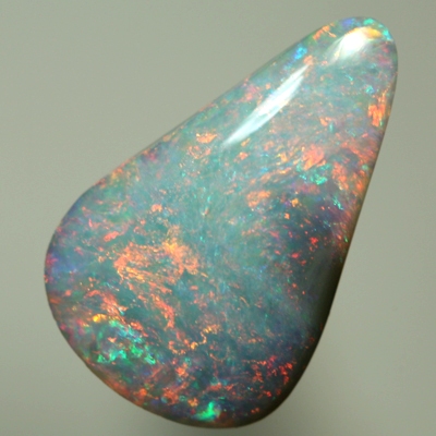 SOLID SEMI BLACK OPAL Sparkling bright reds over blue